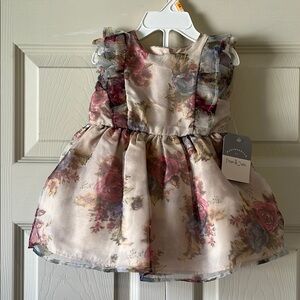 Floral Ruffle Dress party Easter baby